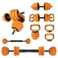 thumbnail image 4 of AKDSteel Adjustable Dumbbells 44 Lb, 4 In 1 Free Weight Set, Convertible As Barbell, Kettlebell, And Push Up Stand, Space Saving Workout Equipment For Home Gym, 4 of 8
