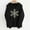 #115-Black, variant on Christmas Women's Pullover Sweatshirt Drawstring The Season Snowflake Printed Hoodie Long Sleeve Tops with Pocket