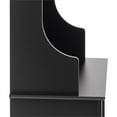 thumbnail image 3 of Pemberly Row Transitional Entryway Wood 27" Hall Tree with Shoe Cubbies in Black, 3 of 12