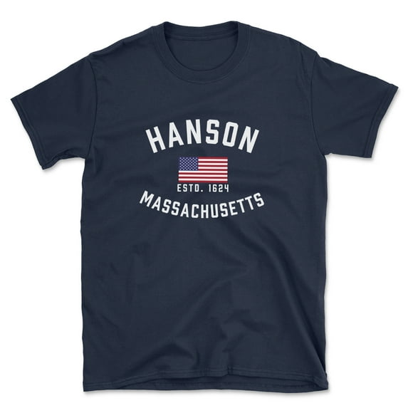 Hanson Massachusetts Patriot Men's Cotton T-Shirt