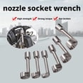 Agiufgs Fuel Line Socket Wrench, Loosens and Tightens Nuts and Bolts in ...