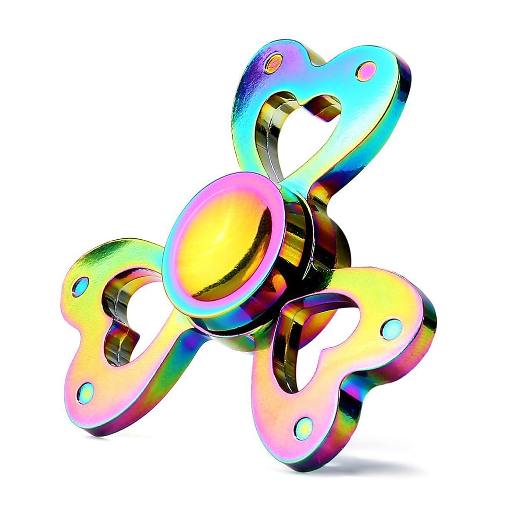 Heart Fidget Spinner- Metal Hand Fidget Toy 