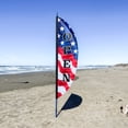 thumbnail image 2 of In the Breeze 4545 — 8' Open Patriotic Feather Banner — Vibrant OPEN Business Flag, Right Reading on Both Sides, 2 of 2