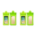thumbnail image 3 of bedienty PVC Phone Waterproof Bag 3-layer Sealed Universal Solid Screen Replacement Drifting Beach Pouch Accessories Green 2Set, 3 of 6