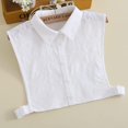 thumbnail image 4 of Camicover Detachable Dickey Collar Half Shrt Blouse Collar for Women and Girls Pack of 3, 4 of 8