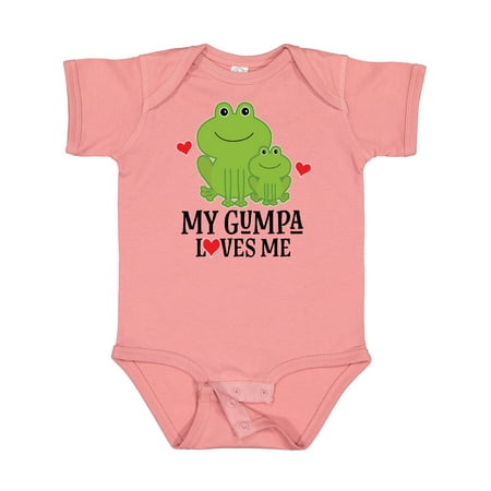 

Inktastic My Gumpa Loves Me Grandson Boys Baby Bodysuit
