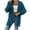 Navy, variant on Fall Outfits for Women 2025 Fall Outfits for Women 2025 New Hollowed Out Machine Woven Sweater With Button Conditioning Shirt And Casual Jacket