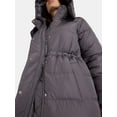 thumbnail image 4 of Ozark Trail Women's and Women's Plus Ultra Long Puffer Coat, Size XS-2X, 4 of 9