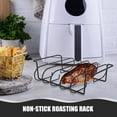 thumbnail image 5 of WEUVEB Air Fryer Accessory Black 1Set 12.2x10.2x2.9In Even Heating, 5 of 8