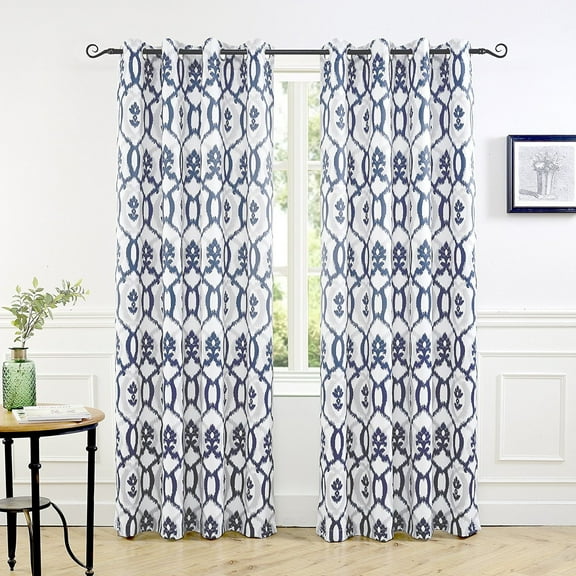 DriftAway 2 Piece Floral Room Darkening Curtain Panel