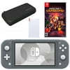 Nintendo Switch Lite in Gray with Minecraft Dungeons and Accessories