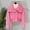C_ Hot Pink, variant on Olyvenn Women's Winter Long Puffer Coats Zip Up Casual Thickened Down Jackets Trendy Warm Overcoat with Pockets White M