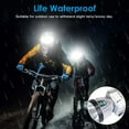 thumbnail image 6 of Moclever Rechargeable LED Headlamp 90000LM Headlight Torch Flashlight Waterproof High Power with Motion Sensor 3 Light Modes for Fishing Running Camping Hiking, 6 of 14