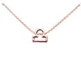 thumbnail image 3 of Collar de amistad Qarigey Doce signos del zodiaco Libra Aleación Oro Rosa Type3 NO3, 3 of 6