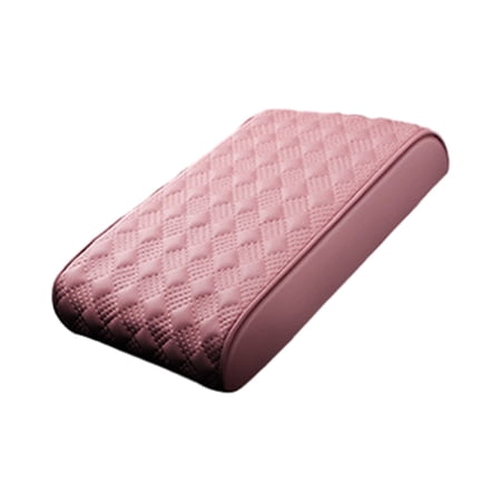 JOGZMZ Car Center Console Cover Pad Leather Auto Armrest Cover Car Armrest Box Mat with Added Storage Bag Personalized Classic Elbow Pad Arm Cushion Pads for SUV Truck