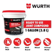 مركب Würth جاهز للاستخدام خفيف الوزن ، 1 جالون ، جيبسوم ، مخلوط مسبقًا