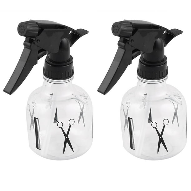Plastic Empty Refillable Trigger Container Spray Bottle Black Clear