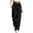 #02 Black 【Stock Up & Rotate: Mix & Match Your Go-To Colors】, variant on Women's High Waist Loose Wide Leg Sweatpants with Pockets, Soft Polyester Blend Joggers, Relaxed Fit Drawstring Pants for Yoga, Running, Lounge, Casual Daily Wear, Athletic