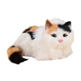 thumbnail image 3 of Juguete de peluche de gato decorativo para acurrucarse y cómodo para decorar el hogar. multicolor, 3 of 9