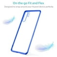 thumbnail image 2 of Étui Compatible avec Huawei P30 Pro, Transparente en Silicone TPU Souple Mince Magnétique Bleu, 2 of 5