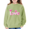 thumbnail image 6 of Ruyang LOVE Heart Sweatshirt for Girls Valentines Day Graphic Pullover Sweaters Cute Trendy School Preppy Sweatshirts, 6 of 6