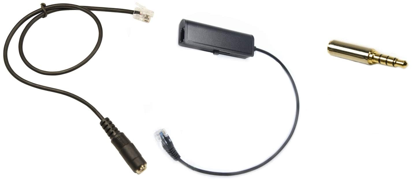 Adapter Converter PC Stereo Headset 3.5mm To Cisco IP Phone Headphone Jack Plug 