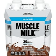 Muscle Milk Zero, 100 Calorie Protein Shake, Chocolate, 20g Protein, 11