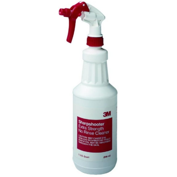 3M Sharpshooter Extra Strength No-Rinse Mark Remover, 1 qt Spray Bottle, 12/Carton