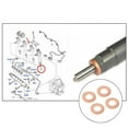 thumbnail image 4 of Almencla 4 Ensembles de Rondelles de Carburant en Cuivre pour Mk7, 4 of 8