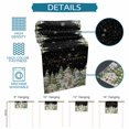thumbnail image 6 of Christmas Table Runner 60 Inches Long Farmhouse Dress Scarves, Winter Xmas Trees Snowflakes Country Cabin Black Dining Tablerunner for Coffee Table/Kitchen Island/Party Décor, 13" x 60", 6 of 8