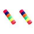 thumbnail image 1 of Guardurnaity 100 piezas de lazos para el cabello, adornos gruesos para toallas, coleta multicolor, elásticos, Bobbles, Scrunchies para niñas, coloridos 3 colorido 3 2piezas Guardurnaity CBP351482, 1 of 4