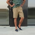 thumbnail image 3 of adviicd Black Jean Shorts Men's Survivor Belted Cargo Short-Reg and Big Mens Shorts, 3 of 5