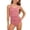 a-Pink33, variant on FINALGANG Girls One Piece Swimsuit Solid Color Sleeveless High Waist Stretchy Onesie Bathing Suit For Kids Teen Beach Pool Summer Wear Pink 12-13Y