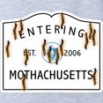 thumbnail image 2 of CafePress - Mothachusetts - Cute Infant Baby Football Bodysuit, 2 of 3