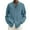 Blue, variant on Tungbrin Cotton Linen Shirts for Men Big and Talls Long Sleeve Lapel Button down Tops Fall Beach Casual Tees