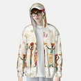 thumbnail image 2 of Fotbe Black African Woman Chaqueta con Protección Solar UPF 50+ para Hombre y Mujer, Camisa con Capucha y Bolsillos-Medium, 2 of 7