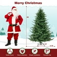 thumbnail image 3 of Costway 6 FT Pre-Lit Artificial Christmas Tree Hinged 788 Branch Tips & 280 LED Lights, 3 of 10
