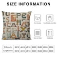 thumbnail image 5 of Boho Smile Sun ABC Alphabet Throw Pillow Cover, inch Pillow Covers Set of , Decor Home Kids Room Nursery Playroom Reading Room, Gifts for Book Lovers Girls Boys, 5 of 5