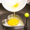 thumbnail image 4 of New Stainless Steel Fried Egg Mold Heart Pancake Maker Breakfast Baking Omelette Rings Cooking Tools Kitchen Accessories Gadget, 4 of 9