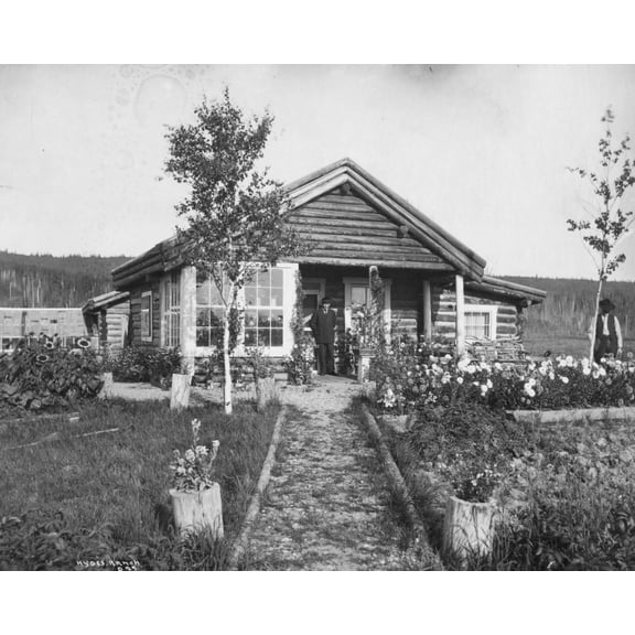 Print: Ranch House Near Fairbanks, 1916