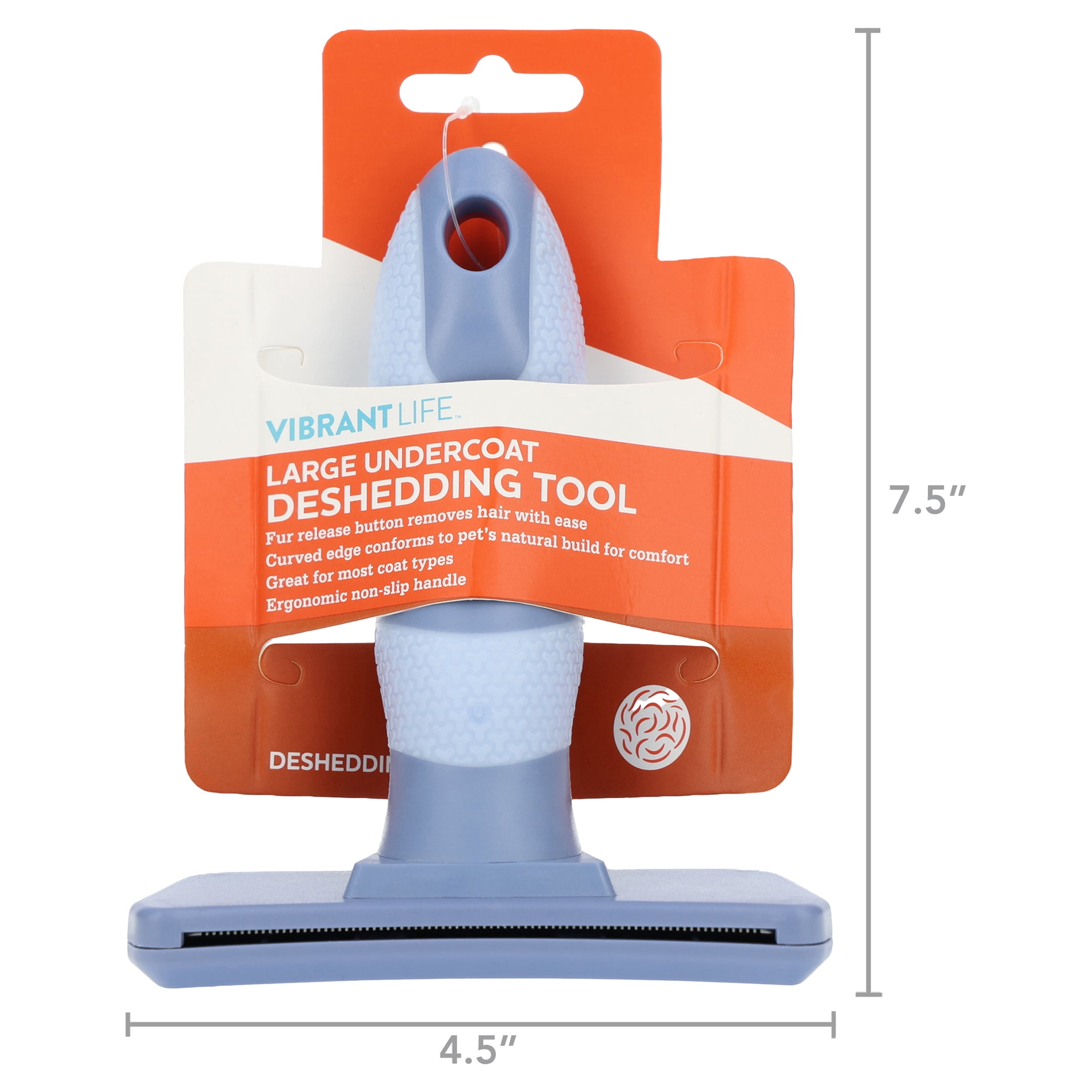 Vibrant Life Large Undercoat Deshedding Tool