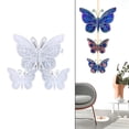 thumbnail image 3 of Sombrero mariposa en forma de corazón decoración de pared molde de silicona molde de fundición de resina adorno colgante herramienta artesanal Baoblaze  Molde de silicona, 3 of 8