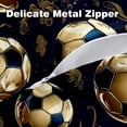thumbnail image 4 of Football Elegant Velvet Throw Pillow Covers Set of 2 for Bed and Throw Pillows - 16x16, 18x18, 20x20 Inches with Unique Patterns for Home Decor and More, 4 of 6