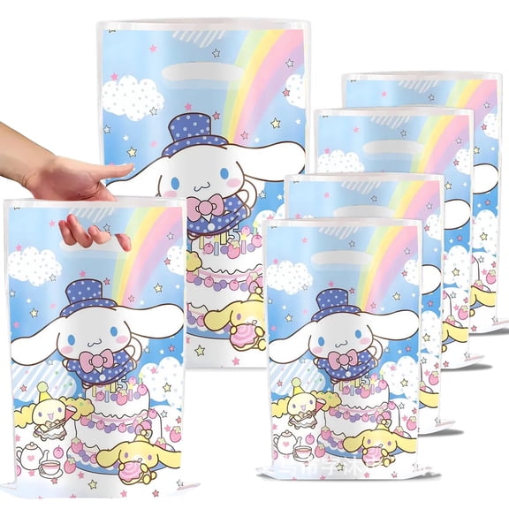20 PCS Cinnamoroll Gift Bags Birthday Party Gift Bags Candy Kawaii Goodie Bags