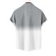 thumbnail image 5 of Mens Casual Manga Corta Botón Abajo Camisas Turndown Cuello Blusa de Impresión, Poliéster Ligero Top de la Moda para el Verano Al Aire Libre Y el Uso Diario, 5 of 6