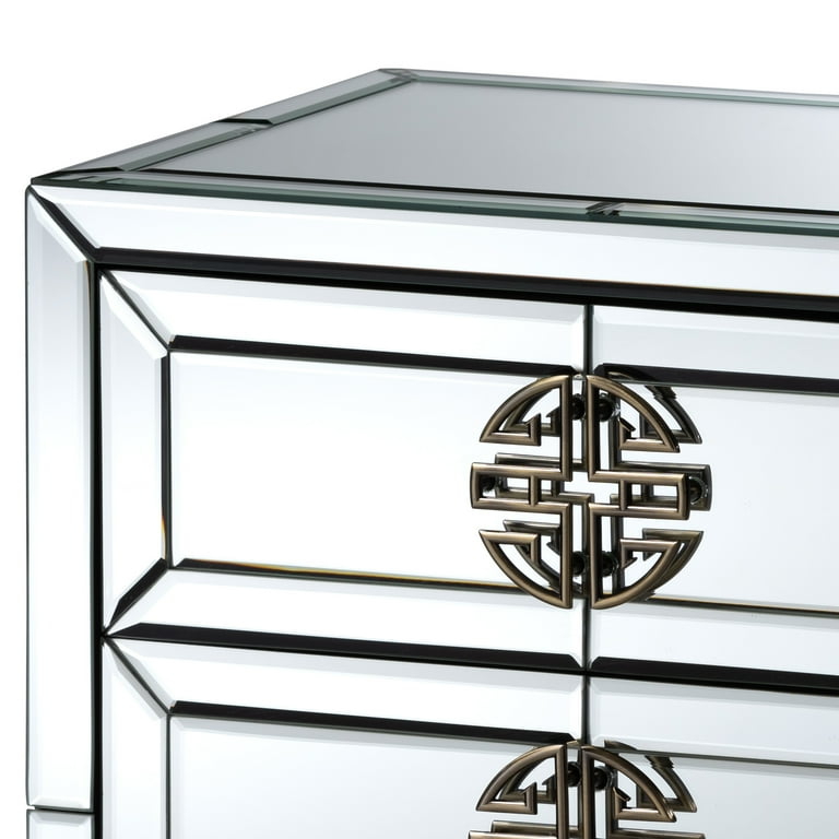 Baxton Studio Laken Contemporary Glam and Luxe Mirrored and