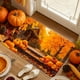 thumbnail image 4 of Felpudo con Diseño de Calabaza y Hojas de Arce Otoñales | Alfombra Decorativa para Entrada, Halloween y Acción de Gracias | Alfombra de Poliéster Suave para Baño, Cocina y Porche | Felpudo Lavable y, 4 of 6