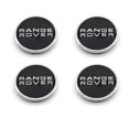 thumbnail image 1 of 62mm 4 Pcs Black Range Rover Wheel Center Caps Hub Badges - Voor Evoque Defender Discovery Sport Vela Size, 1 of 1