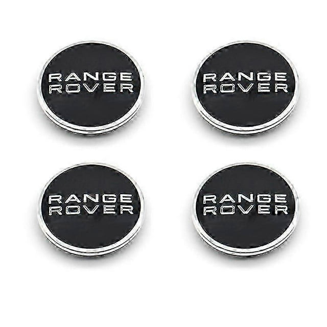 62mm 4 Pcs Black Range Rover Wheel Center Caps Hub Badges - Voor Evoque Defender Discovery Sport Vela Size
