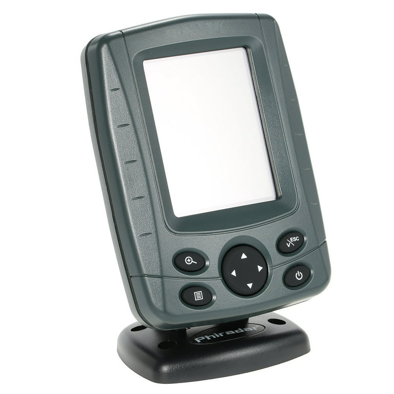 Siruishop Portable Fishing Sonar Handheld Wired Fish Sensor Black 26x17.5x6cm